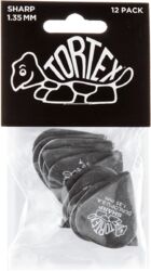 Púas Jim dunlop 12P135 Tortex Sharp Pack de 12 - 1.35mm
