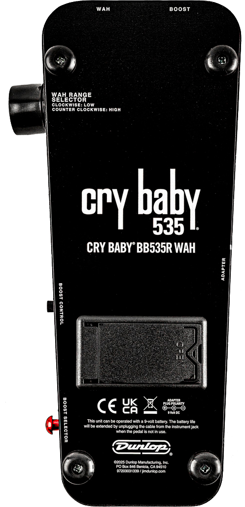 Jim Dunlop Cry Baby Bb535 Wah Reissue Bb535r - Pedal compresor / sustain / noise gate - Variation 1