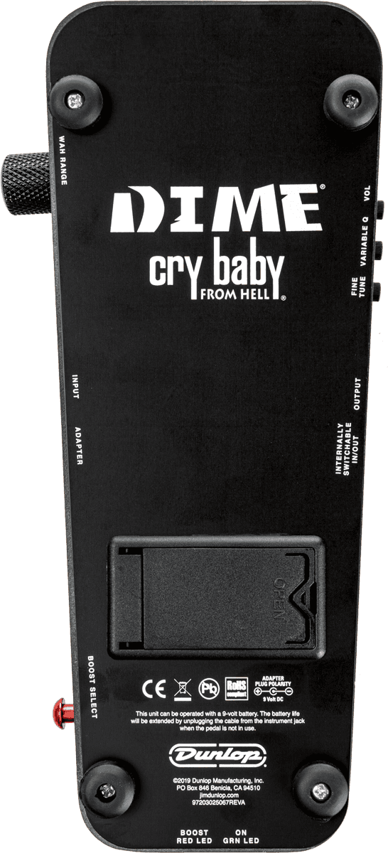 Jim Dunlop Dimebag Cry Baby From Hell Wah Db01b - Pedal wah / filtro - Variation 2