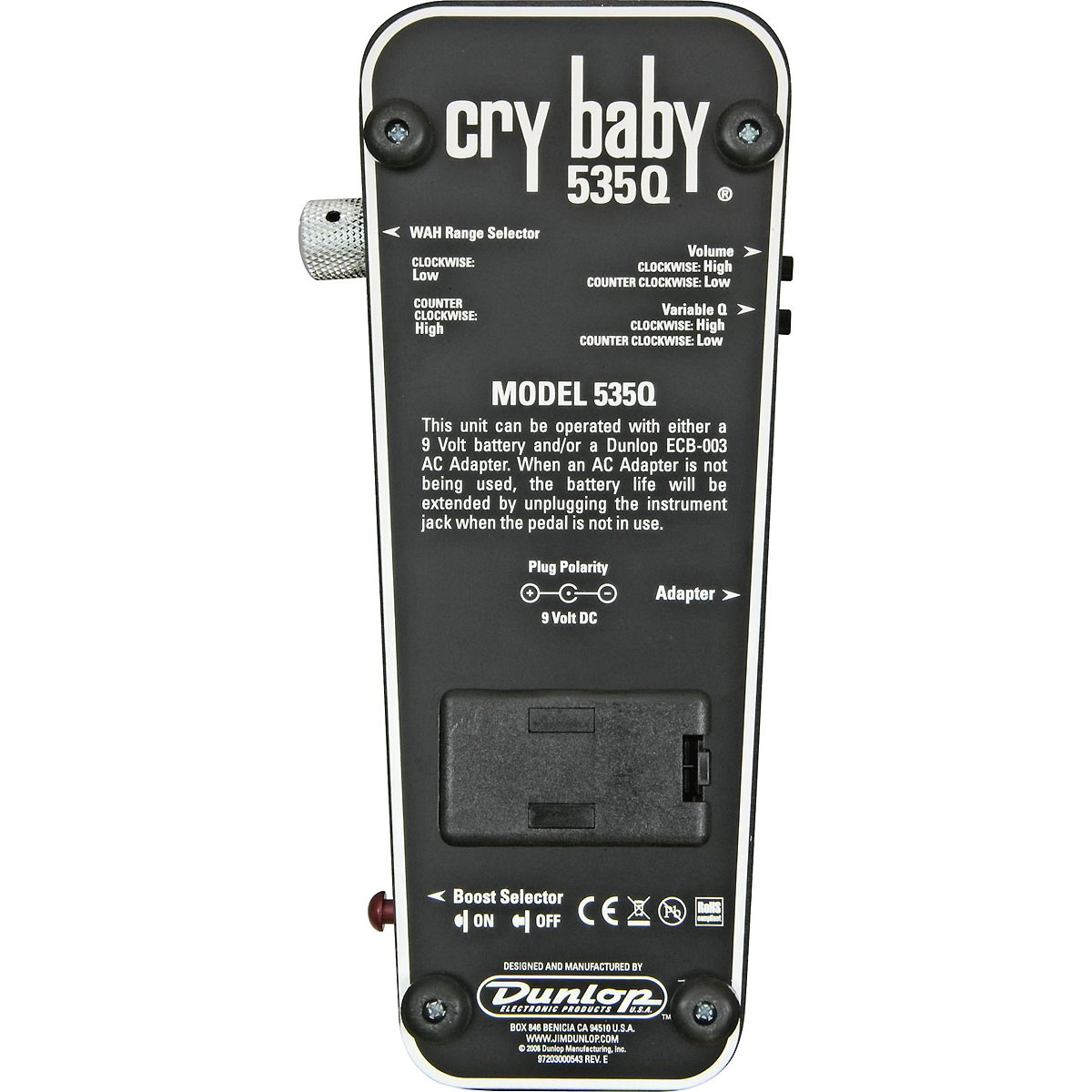 Jim Dunlop 535q Cry Baby Multi-wah - Pedal wah / filtro - Variation 2