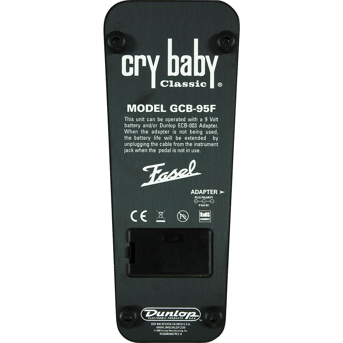 Jim Dunlop Cry Baby Classic Gcb95f - Pedal wah / filtro - Variation 3