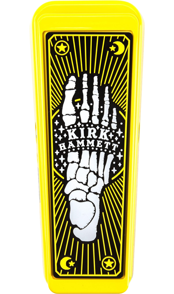 Jim Dunlop Kirk Hammett Cry Baby Wah Kh95y Signature Yellow Sparkle Edition - Pedal wah / filtro - Variation 2