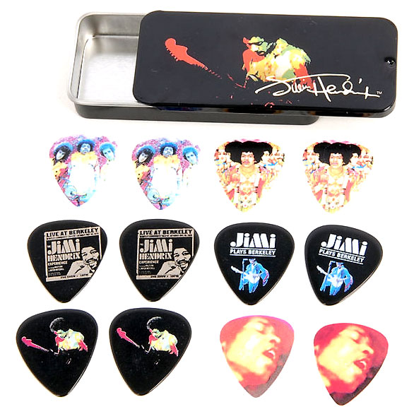 Jim Dunlop Jh-pt04h - Lot De 12 Jimi Hendrix Band Of Gypsies - Púas - Variation 1