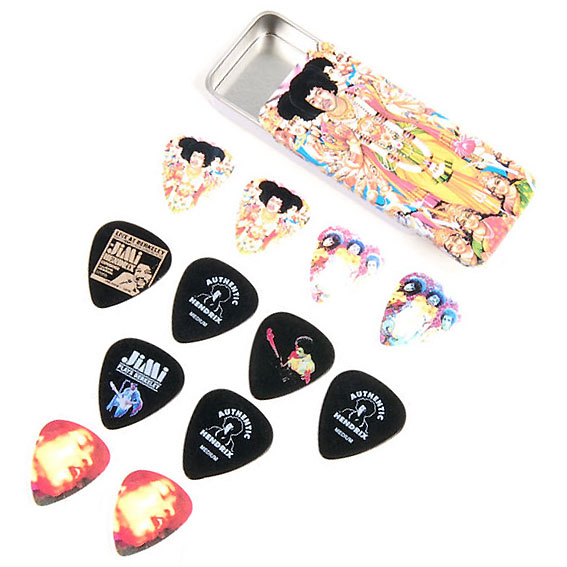 Jim Dunlop Jh-pt02m Lot De 12 Jimi Hendrix Collector Axis Bold As Love - Púas - Variation 1