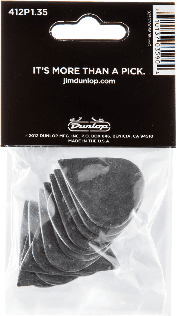 Jim Dunlop Tortex Sharp Pack De 12 - 1,35mm - Púas - Variation 1