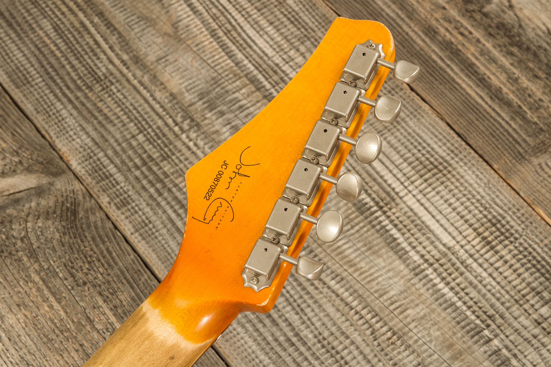 John Cruz Crossville St 3s Trem Rw #jc00870522 - Battle Axe Gulfstream Blue Metallic - Guitarra eléctrica con forma de str. - Variation 10