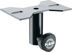 Soportes y pies para altavoz K&m 195/8 Mounting adapter - black