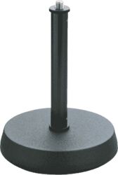 Soporte de micrófono K&m 232 Mini pied de table pour Micro Noir