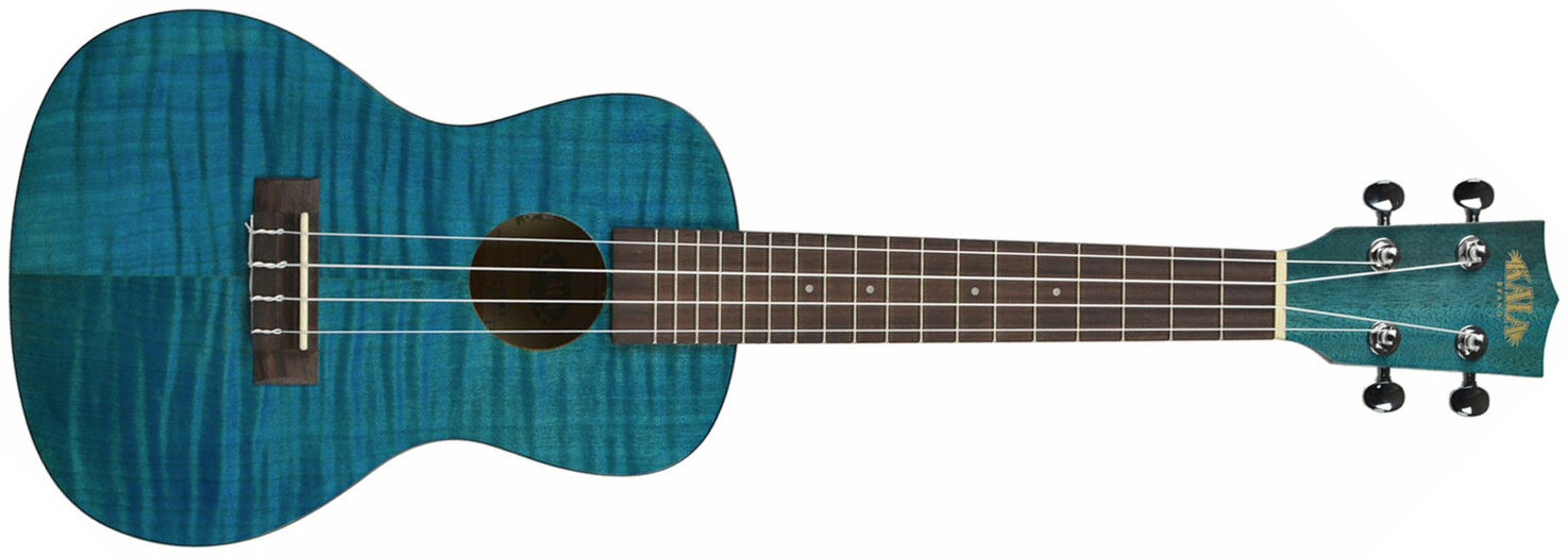 Kala Exotic Mahogany Concert Tout Acajou Rw +bag - Blue - Ukulele - Main picture