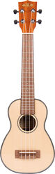 Funda para ukulele Kala KA-SSLNG - SOLID SPRUCE TOP MAHOGANY