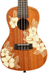 Hibiscus Mahogany Concert Ukulele - natural satin