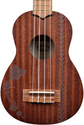 KA-15S-H2 Soprano +Bag - Hawaiian Islands & Tattoo