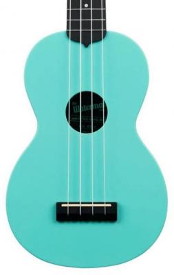 Ukulele Kala The Waterman Soprano KA-WMG - Glow-in-the-dark aqua mist