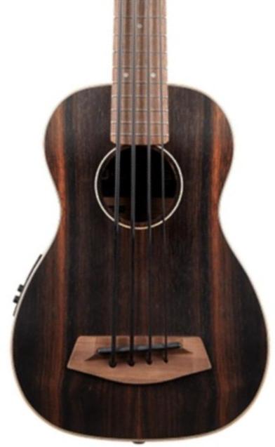 Ukulele Kala U-BASS Striped Ebony - Ebony