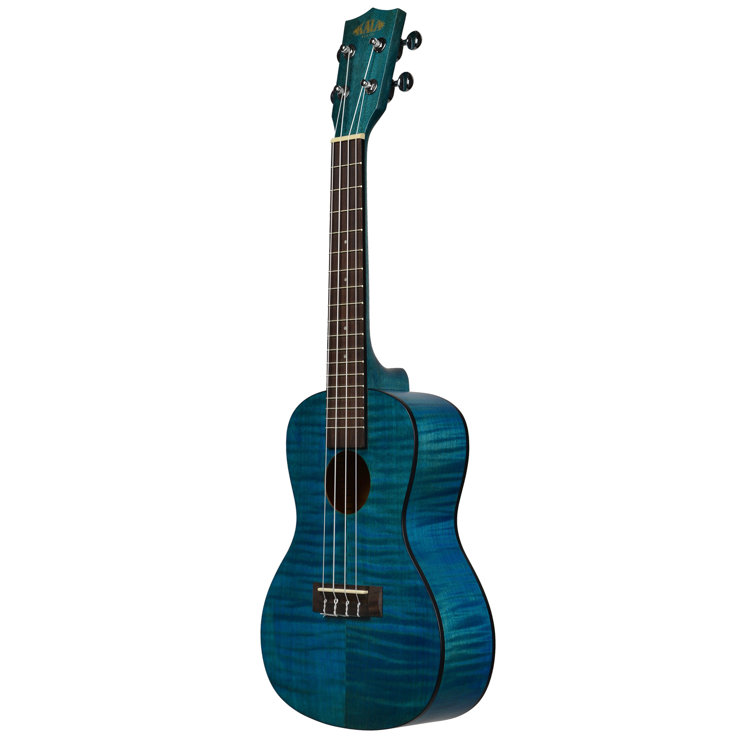 Kala Exotic Mahogany Concert Tout Acajou Rw +bag - Blue - Ukulele - Variation 1