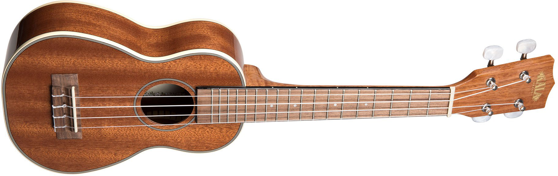 Kala Ka-slng Gloss Mahogany Long Neck Soprano Tout Acajou Lau - Natural - Ukulele - Variation 1