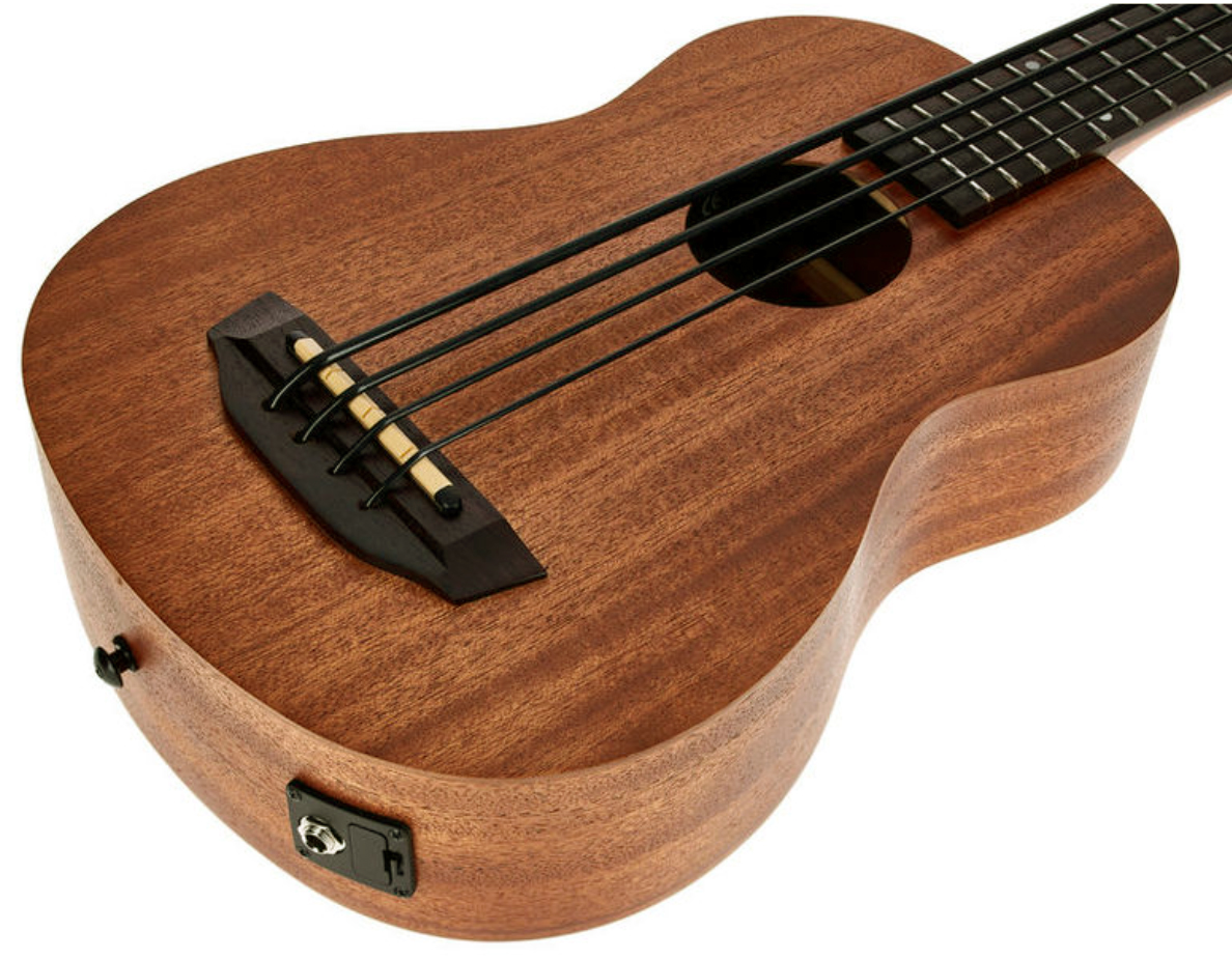 Kala U.bass Nomad Acoustic-electric Tout Acajou Rw - Natural Satin - Bajo acústico - Variation 2