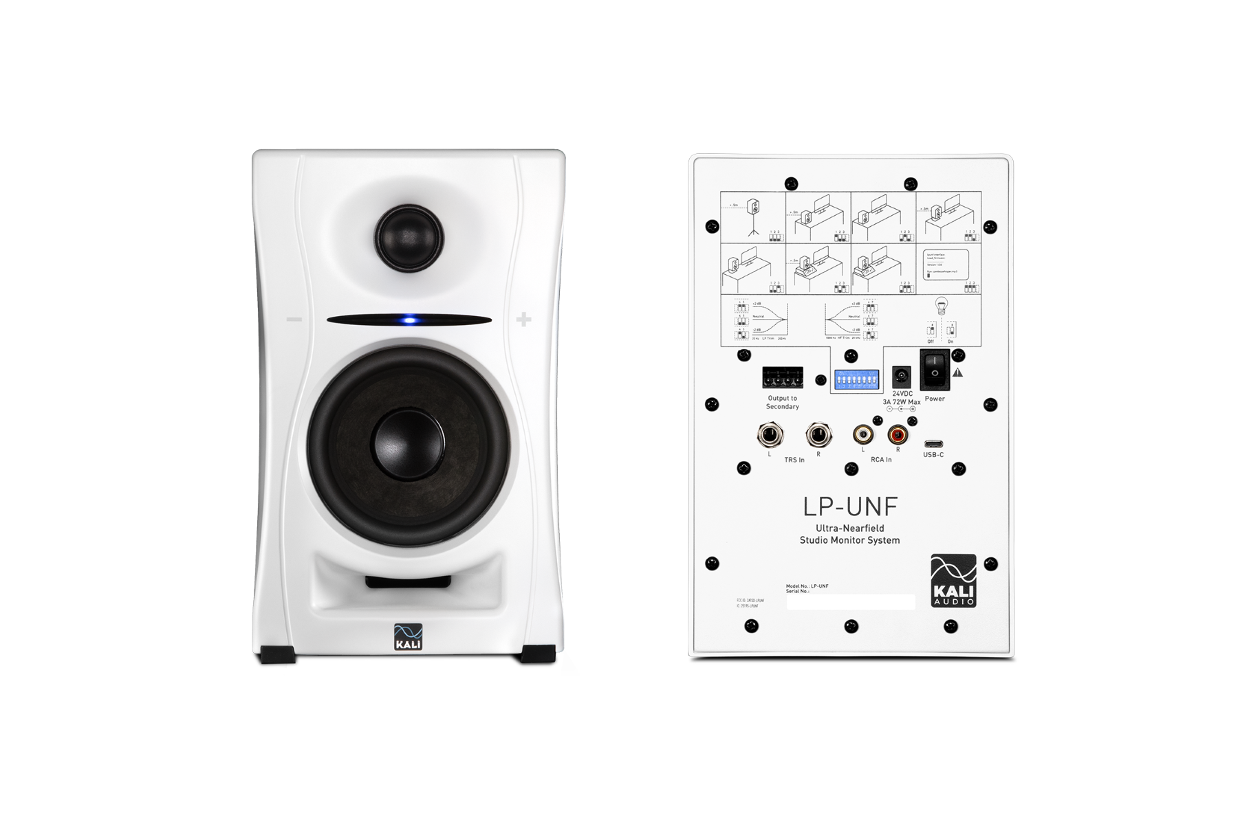 Kali Audio Lp-unf White - La Paire - Monitor de estudio activo - Variation 4