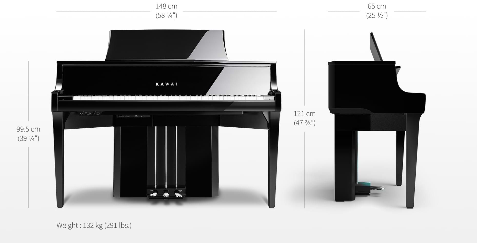 Kawai Nv 10 S - Piano digital con mueble - Variation 7