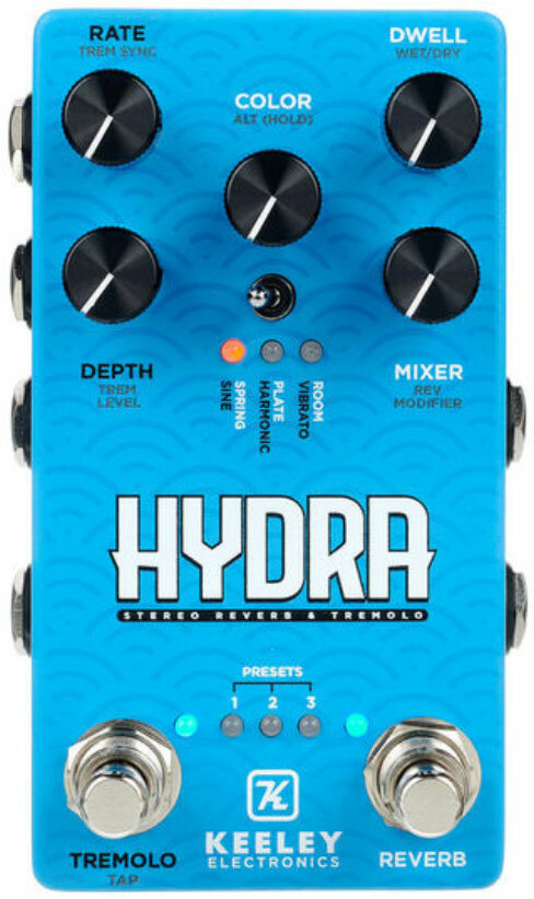 Keeley  Electronics Hydra Stereo Reverb & Tremolo - Pedal de reverb / delay / eco - Main picture