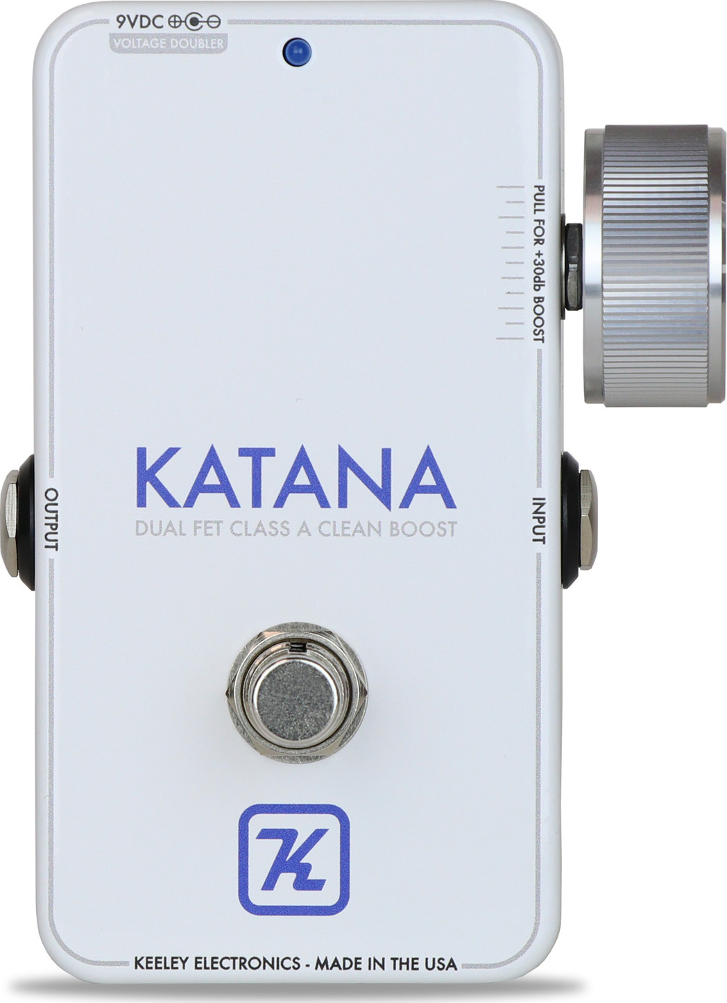 Keeley  Electronics Katana Serie Limitee Blanc - Pedal de volumen / booster / expresión - Main picture