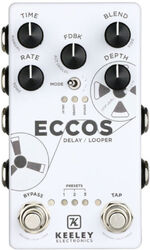 Pedal de reverb / delay / eco Keeley  electronics ECCOS Delay Looper