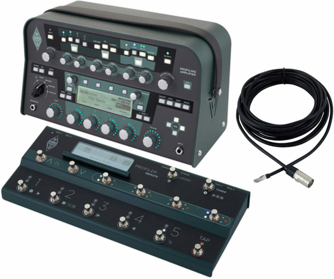 Kemper Profiler Head Set W/remote Black - Simulacion de modelado de amplificador de guitarra - Main picture