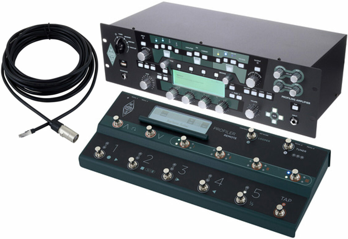 Kemper Profiler Power Rack Set W/remote - Cabezal para guitarra eléctrica - Main picture