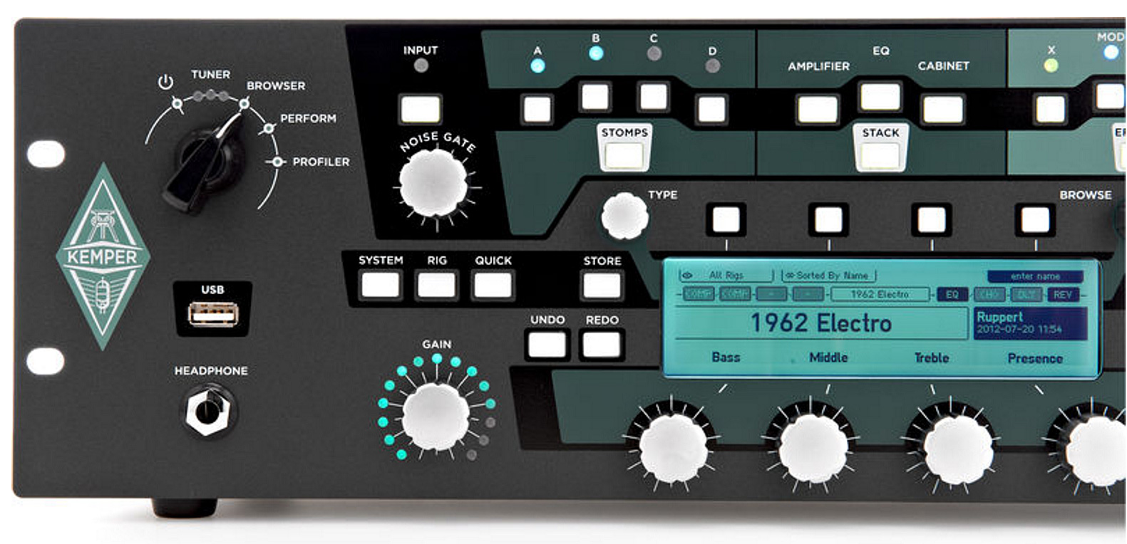 Kemper Profiler Rack - Simulacion de modelado de amplificador de guitarra - Variation 2