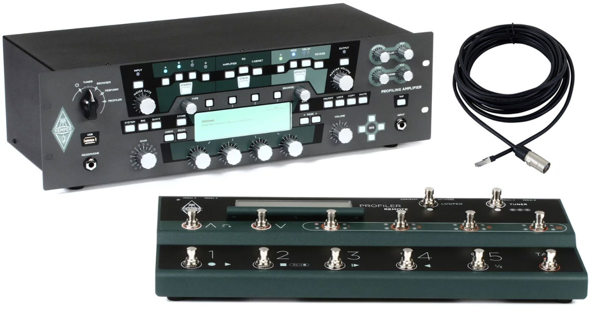 Preamplificador rack para guitarra eléctrica Kemper Profiler Rack Set  w/Remote