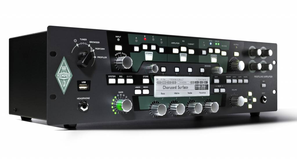 Kemper Profiler Rack Set W/remote - Simulacion de modelado de amplificador de guitarra - Variation 1
