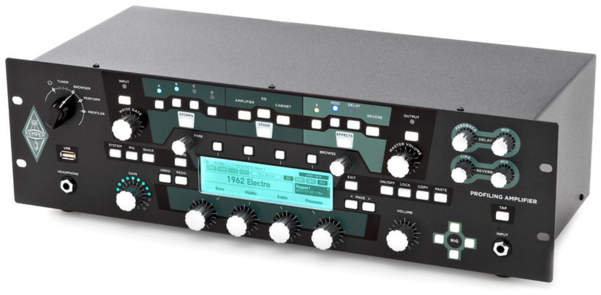 Kemper Profiler Rack Set W/remote - Simulacion de modelado de amplificador de guitarra - Variation 2