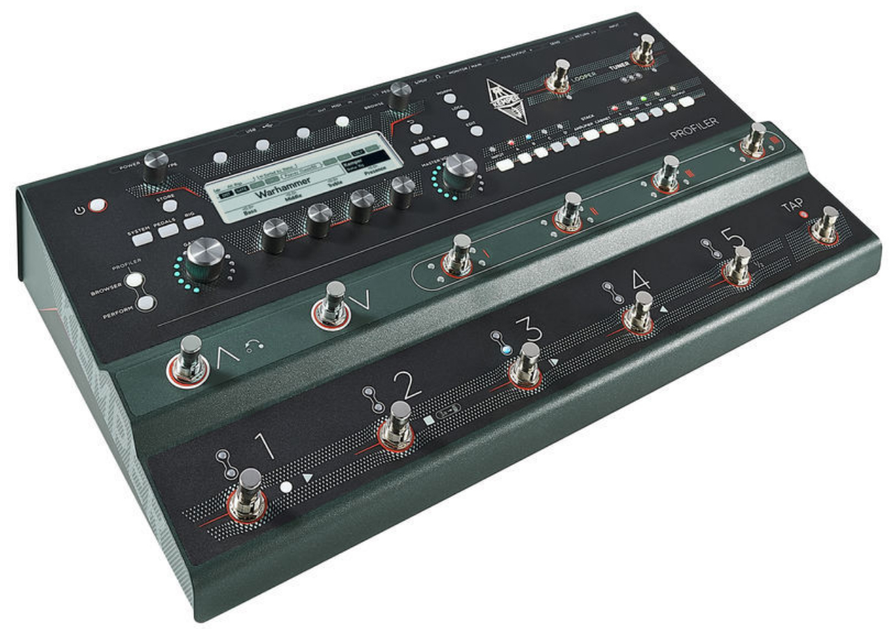 Pedalera multiefectos para guitarra eléctrica Kemper Profiler Stage