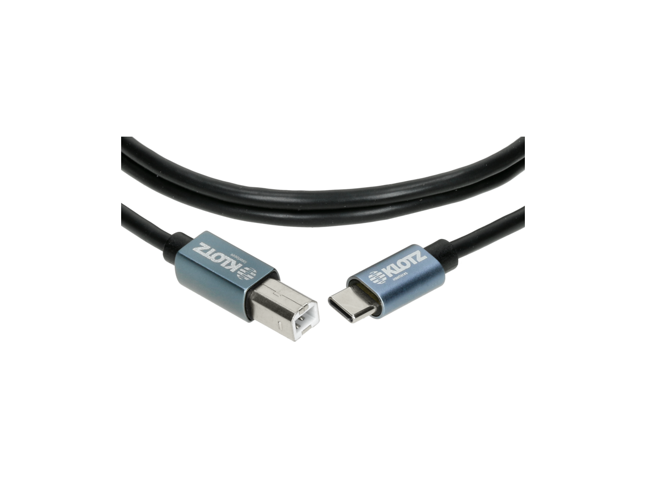 Klotz Usb 2.0 Câble Noir 5m, Plug C - Plug B / 480mb, 2.5w - Cable - Variation 1