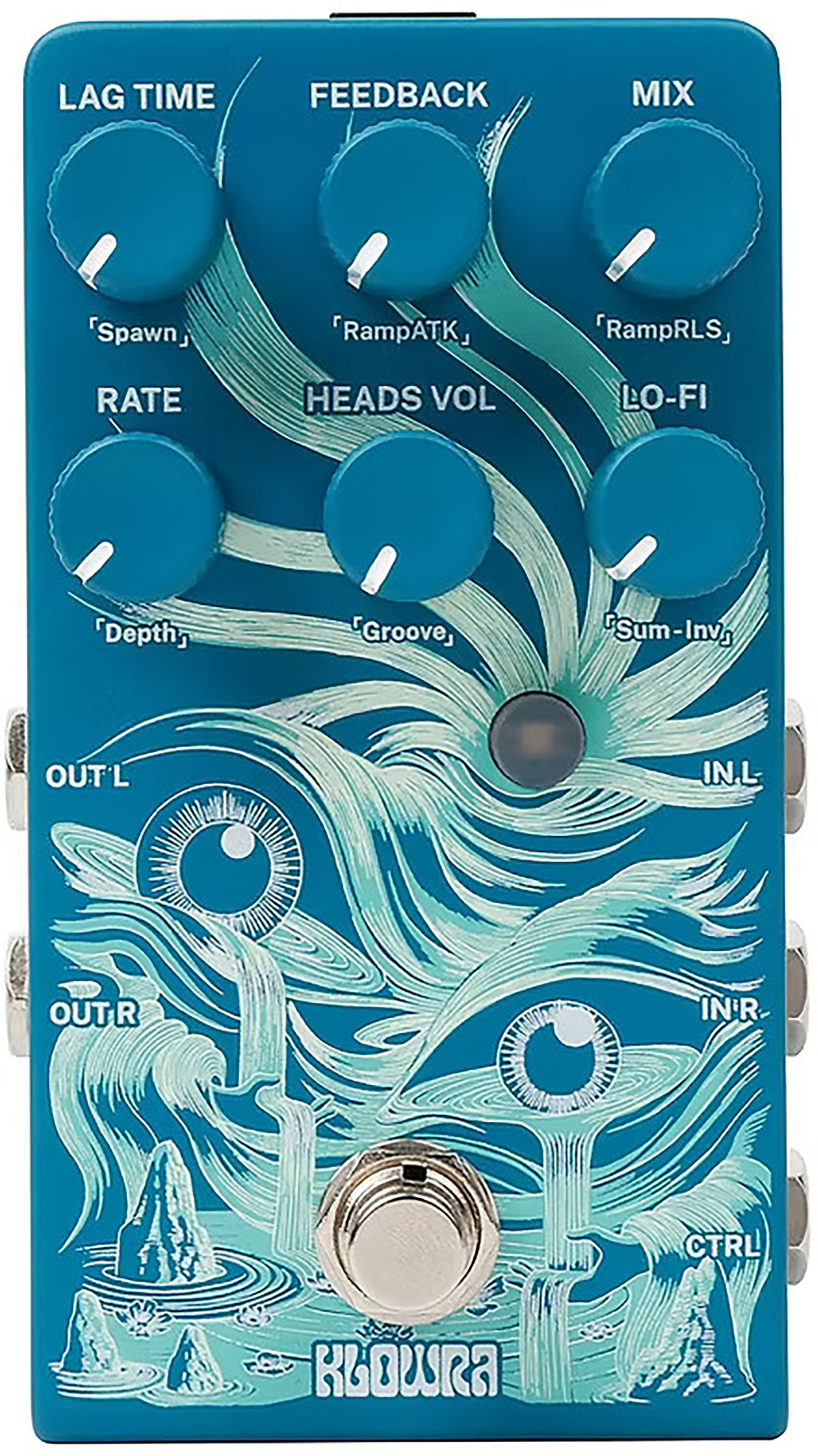Klowra Kbs-05 Rilum Multi-head Delay - Pedal de reverb / delay / eco - Main picture