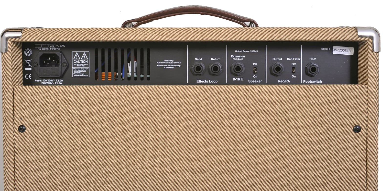 Koch Jupiter Junior Combo Yellow Tweed 1x12 - Combo amplificador para guitarra eléctrica - Variation 2