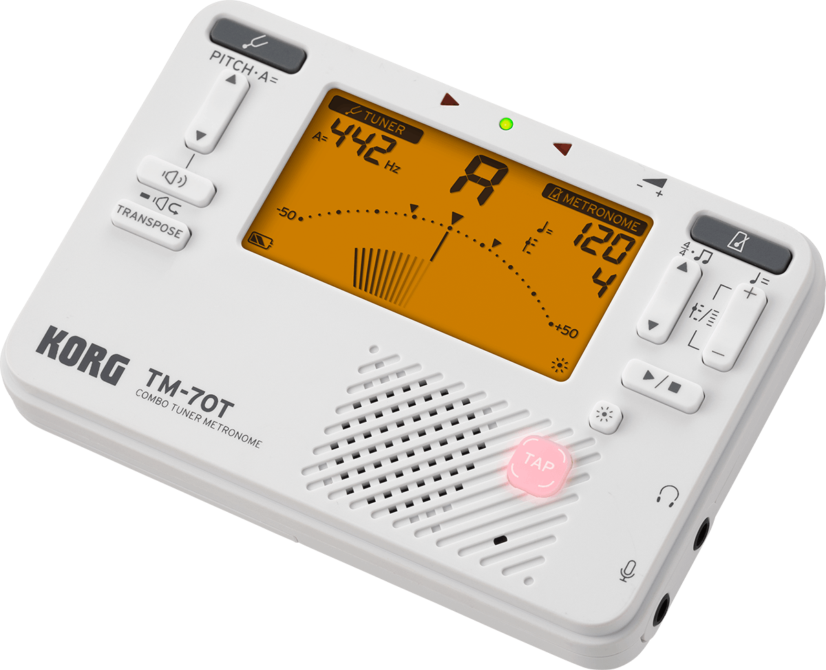 Korg Accordeur/metronome Tm70t-wh - Afinador de guitarra - Variation 1