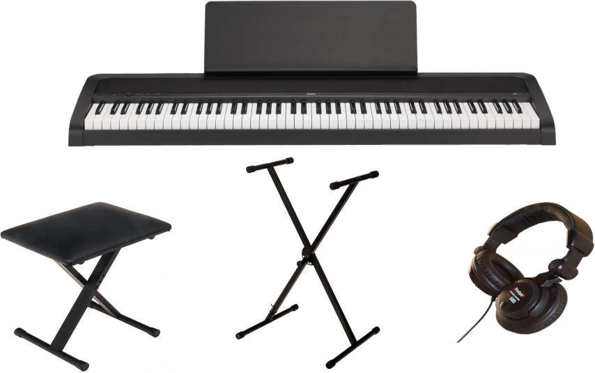 Korg B2 Black + Casque Pro580 + Stand X + Banquette X - Pianos set - Main picture
