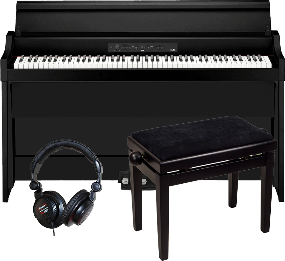 Korg G1b Air Bk + X-tone Xb6160 Noir + Casque Pro580 - Piano digital con mueble - Main picture