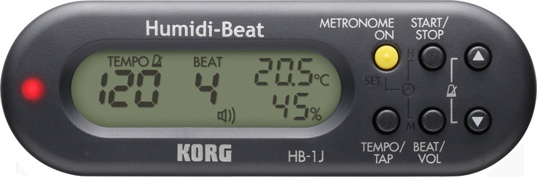 Korg Humidi-beat Metronome With Humidity Temperature Detector Black - Afinador de guitarra - Main picture