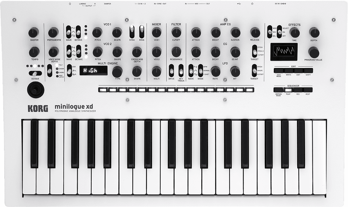 Korg Minilogue Xd White Pearl - Sintetizador - Main picture