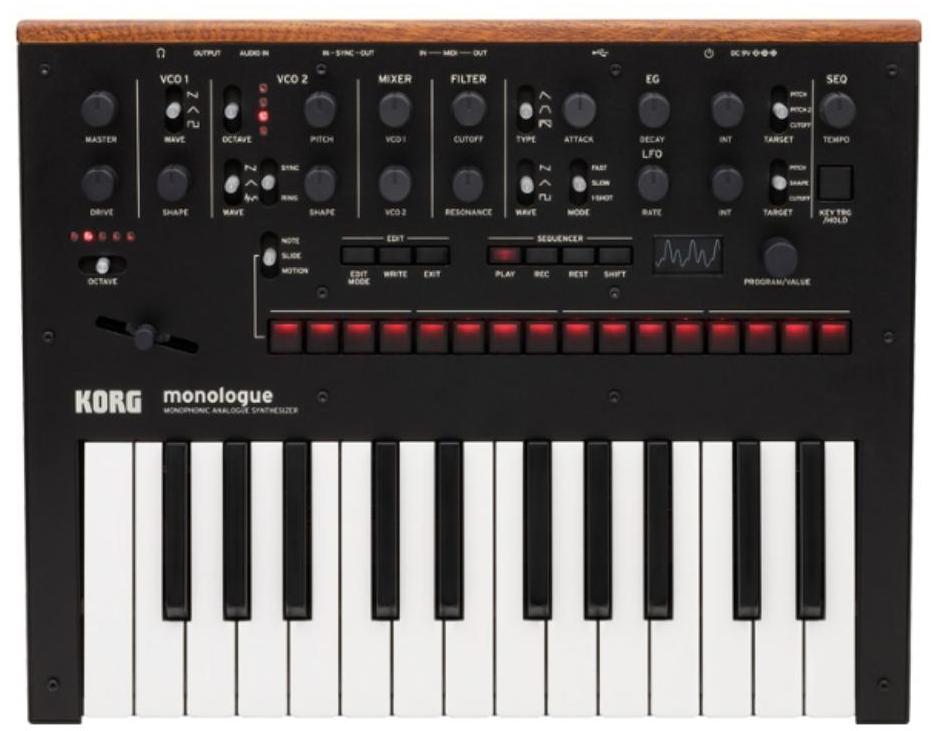 Sintetizador Korg Monologue Black