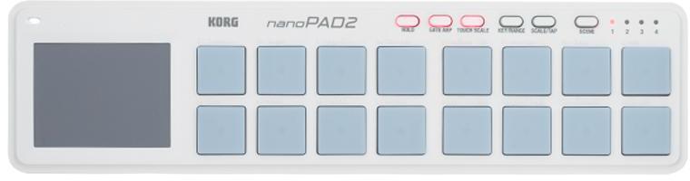 Controlador daw Korg NanoPad 2 White