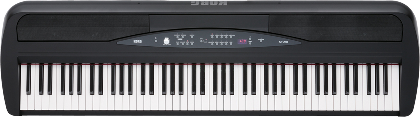 Korg Sp280 - Black - Piano digital portatil - Main picture