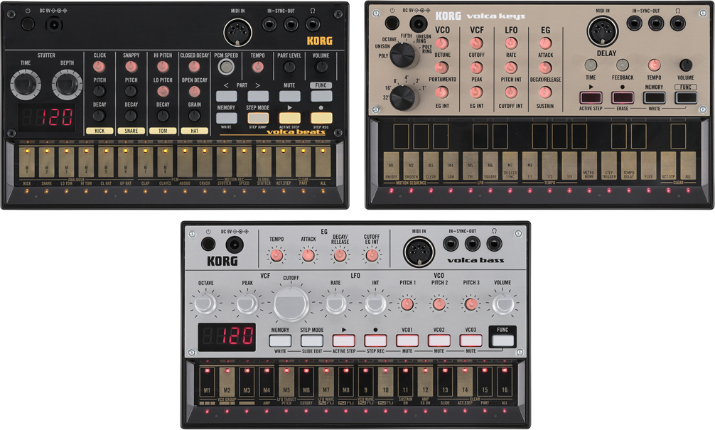 Korg Volca Trigoly Keys + Bass + Beats - Pack Home Estudio - Main picture