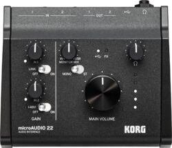 Interface de audio usb Korg Microaudio 22