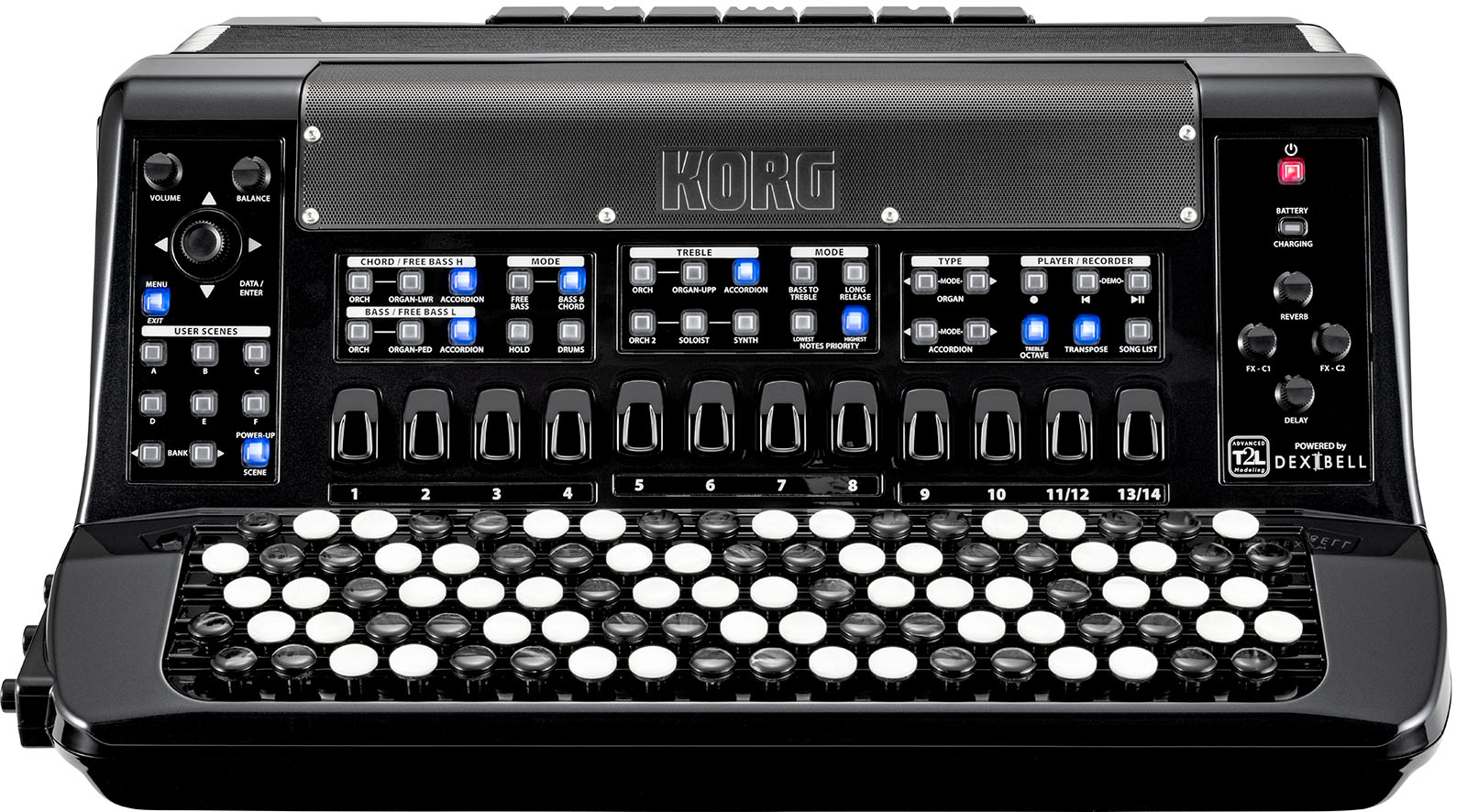 Korg Fisa Suprema Compact Bouton - Acordeón cromático - Variation 2