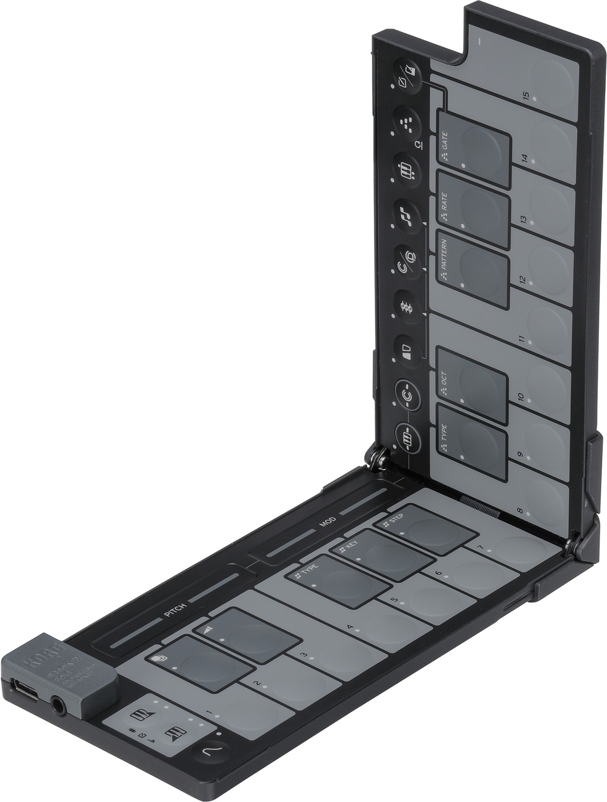 Korg Nanokey Fold Clavier Maitre Pliable - Noir - Controlador Midi - Variation 2