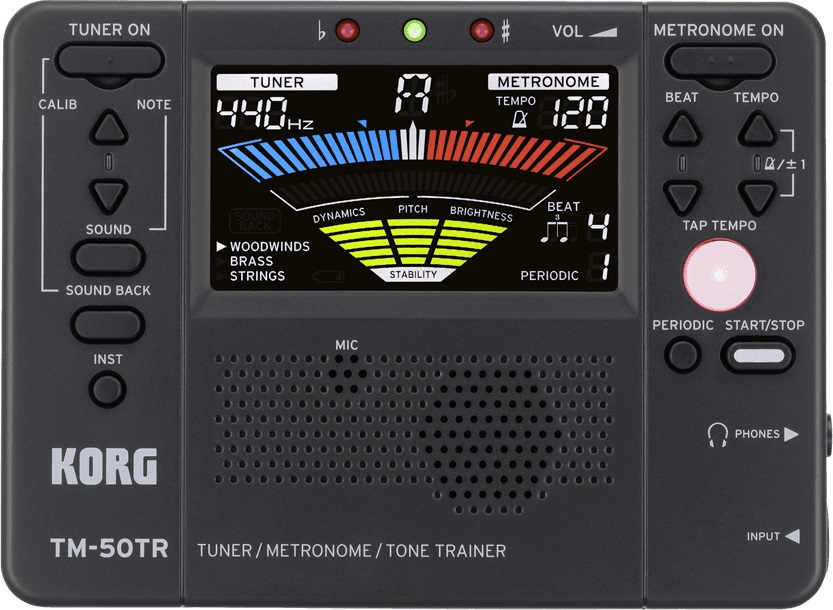 Korg Tm-50tr-bk - Afinador de guitarra - Variation 1