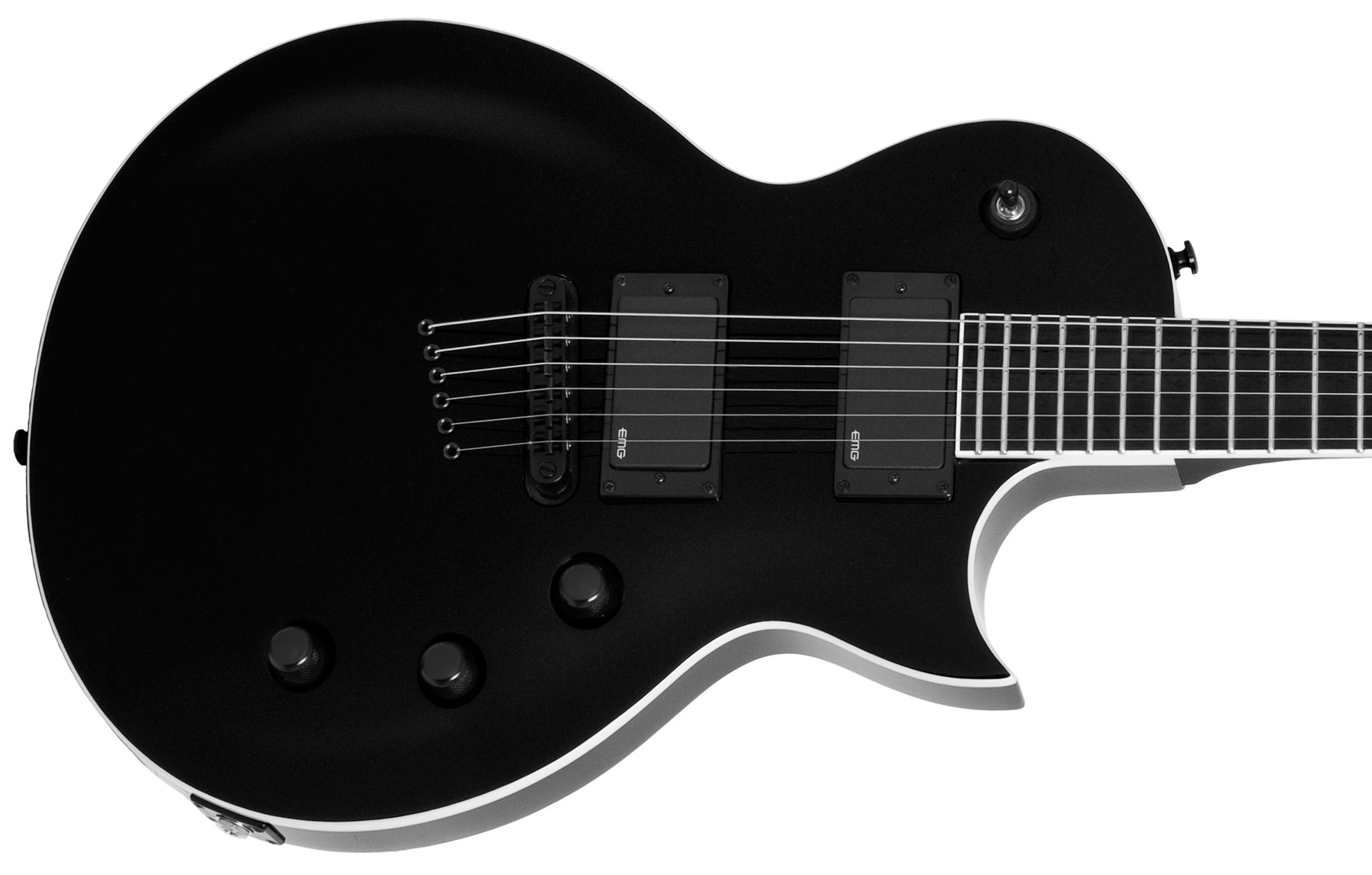 Kramer Assault Plus 2h Emg Ht Eb - Black - Guitarra eléctrica de corte único. - Variation 1